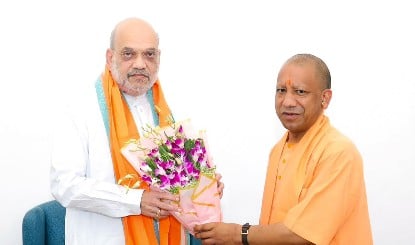 Amit Shah से मिलने पहुँचे CM Yogi Adityanath, UP Elections और राजनीतिक नियुक्तियों से जुड़े मुद्दों पर हुई चर्चा!