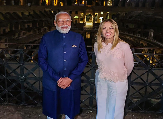 प्रधानमंत्री मोदी की इटली यात्रा
