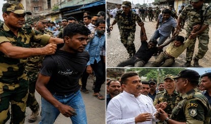 Detect और Deport Policy लाई Suvendu Adhikari सरकार, बांग्लादेशी घुसपैठियों को देश से बाहर खदेड़ने के लिए BSF को सौंपेगी