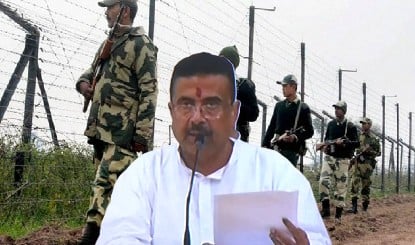 West Bengal में Suvendu Adhikari का बड़ा एक्शन, बांग्लादेशी घुसपैठिए अब Court नहीं, सीधे BSF के हवाले।