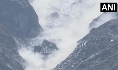 Badrinath Dham के पास Glacier गिरने से मची अफरा-तफरी, कोई नुकसान नहीं