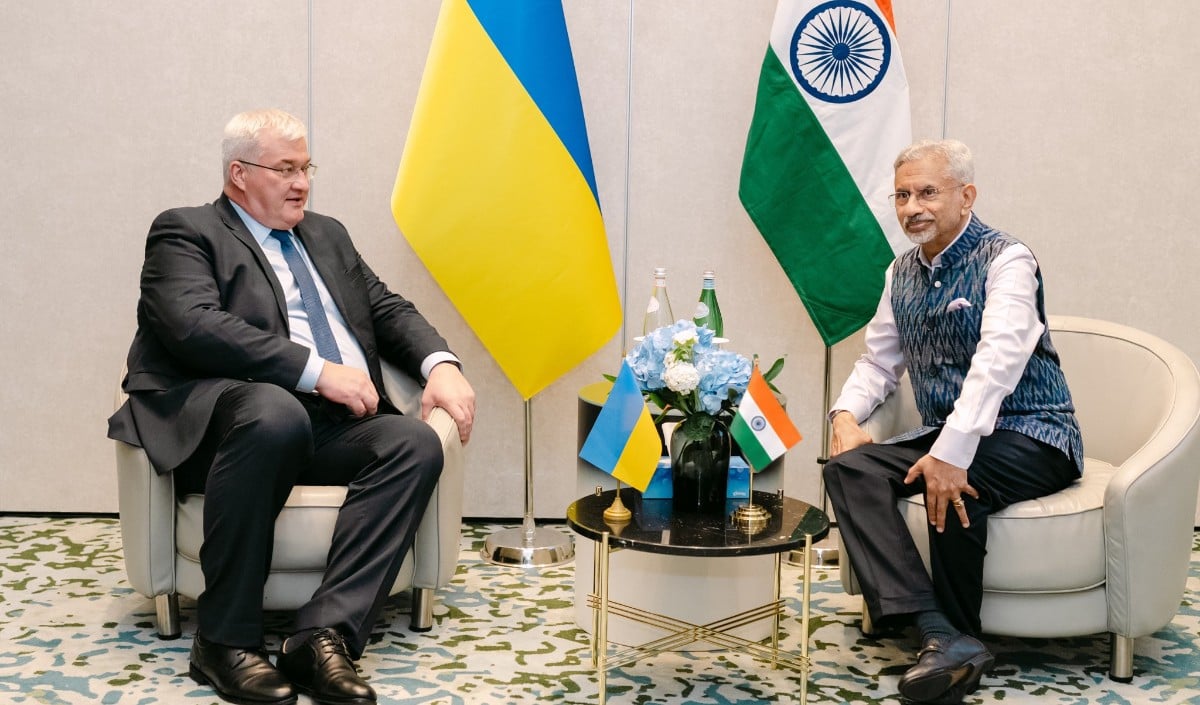 India-Ukraine Relations | साइप्रस में S Jaishankar और Andrii Sybiha की मुलाकात, शांति प्रयासों और पश्चिम एशिया संकट पर हुआ मंथन