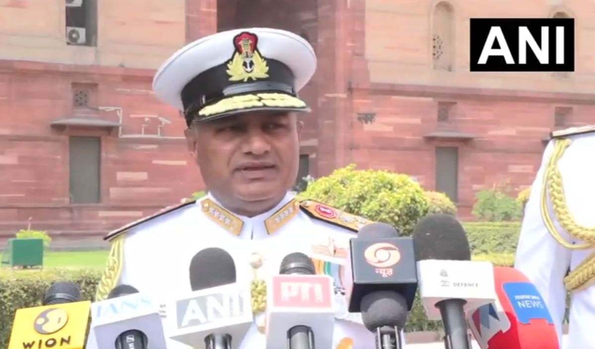 Admiral Krishna Swaminathan बने नए नौसेना प्रमुख, कहा- चुनौतियों के बीच नौसेना को तैयार रखना प्राथमिकता
