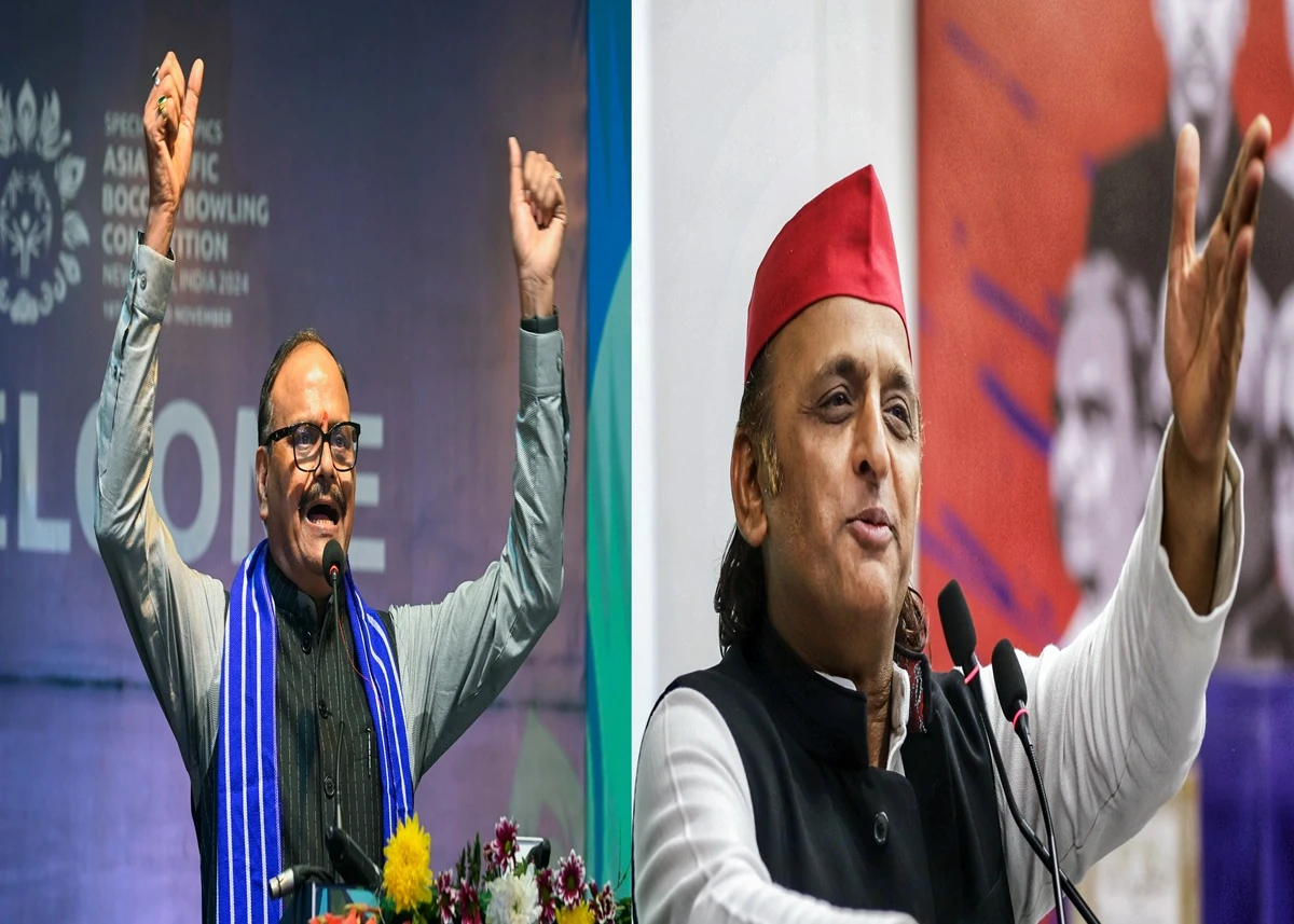 यूपी सियासत में तीखा टकराव: अखिलेश के निशाने पर ब्रजेश पाठक, डिप्टी सीएम ने अनोखे अंदाज में किया जवाबी हमला