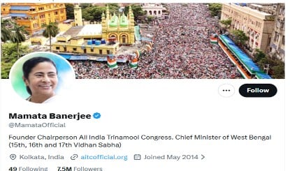 West Bengal में Suvendu की शपथ, Mamata Banerjee ने बदला X Bio, क्या यह हार की स्वीकृति है?