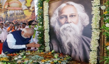 West Bengal में BJP सरकार, PM Modi बोले- गुरुदेव टैगोर जयंती पर यह 