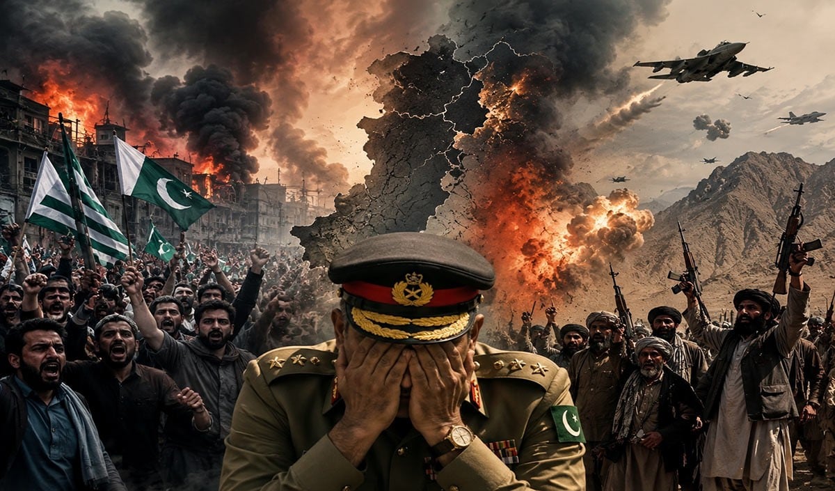 PoK सुलग रहा, Afghanistan भड़क रहा, दो मोर्चों पर घिर चुके Pakistan की उलटी गिनती शुरू