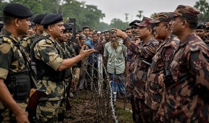 India Bangladesh Border पर BSF और BGB के बीच तीखी बहस, बांग्लादेश को आखिरकार वापस लेना पड़ा घुसपैठिया