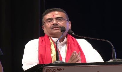 TMC में बड़ी बगावत! Suvendu Adhikari के नेतृत्व में Delhi पहुंचे 19 सांसद, Mamata की बढ़ी टेंशन