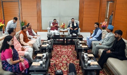 Balendra Shah के विवादित बयान के बाद Rabi Lamichhane पहुँचे India, BJP Headquarter में भव्य स्वागत, बदल गये South Asia के समीकरण