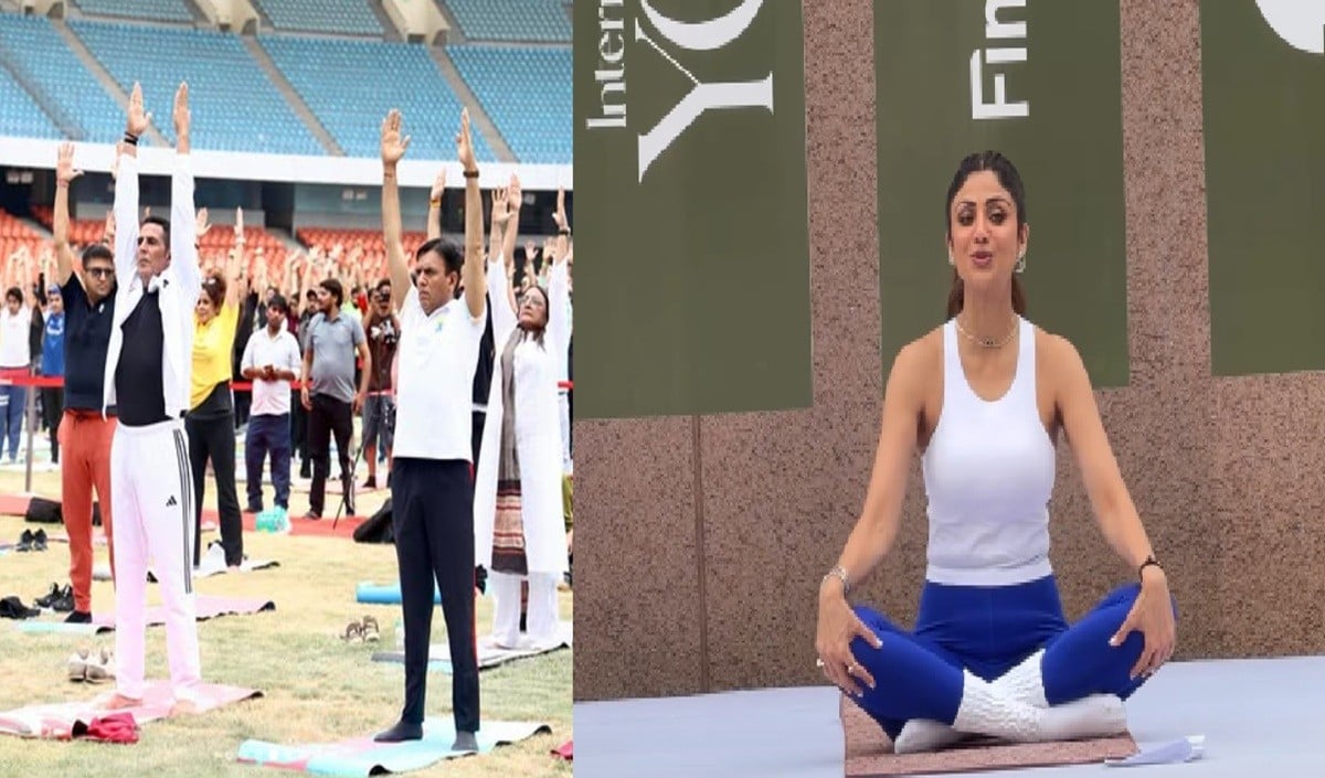 Bollywoods Yoga Day Celebrations Bollywoods Yoga Day Celebrations