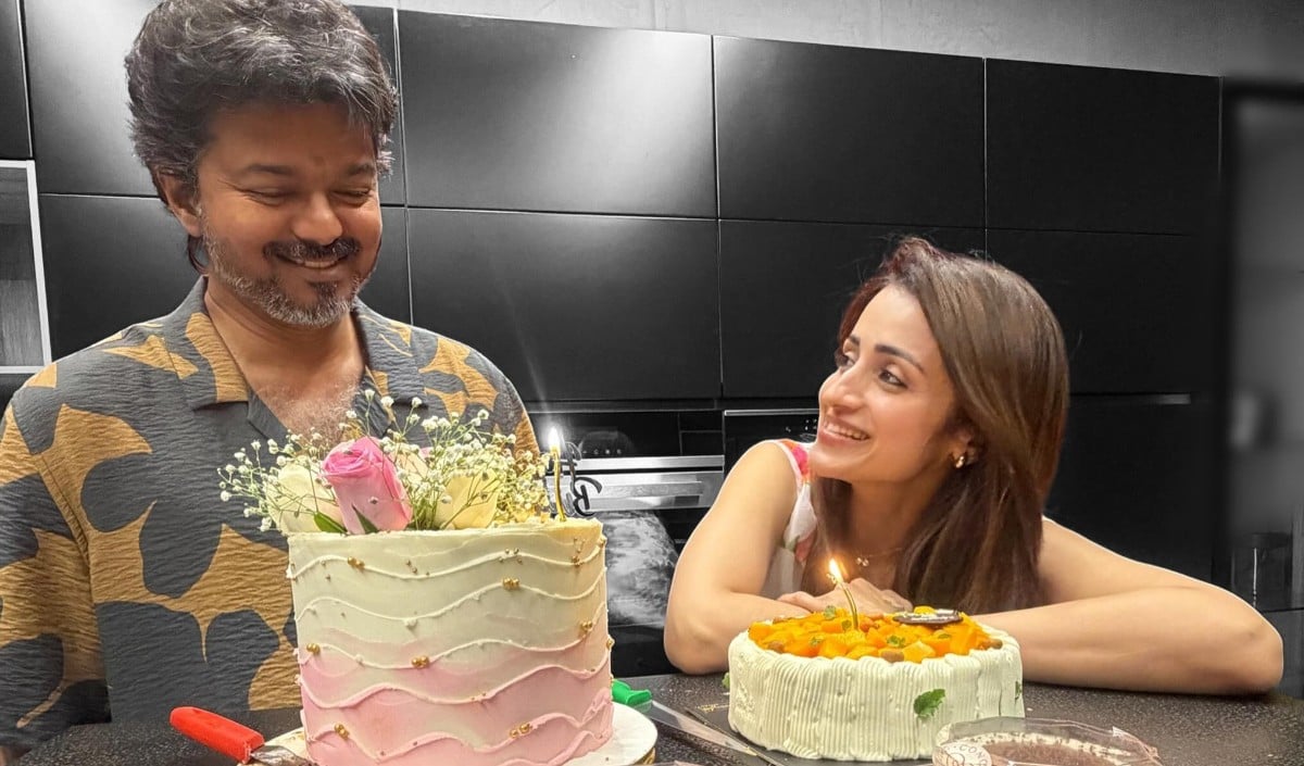 Trisha Krishnan ने Vijay को खास अंदाज में किया बर्थडे विश, तस्वीर देखकर खुश हुए फैंस​