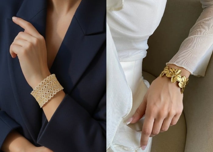 Hand Bracelet For Dark Dresses: आपकी डार्क ड्रेस की खूबसूरती बढ़ा देंगे ये ब्रेसलेट, पाएं एक Perfect Look