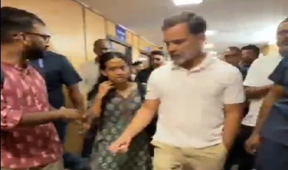Hospital पहुंचे Rahul-Priyanka, घायल प्रदर्शनकारियों का जाना हाल, Congress ने की PM Modi से माफी की मांग