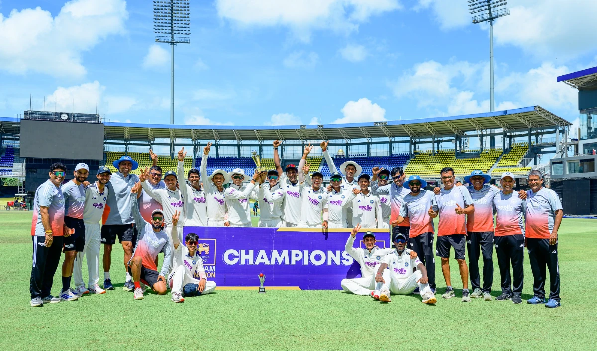India U-19 vs Sri Lanka: कोलंबो में युवा सितारों का जलवा, 211 रन की बड़ी जीत के साथ श्रृंखला पर कब्जा India U-19 vs Sri Lanka: कोलंबो में युवा सितारों का जलवा, 211 रन की बड़ी जीत के साथ श्रृंखला पर कब्जा