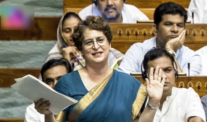Education Minister पर Priyanka Gandhi के बयान से Lok Sabha में हंगामा, जवाबदेही पर BJP-Congress आमने-सामने