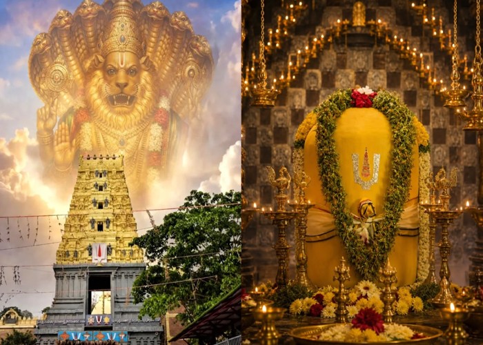 Simhachalam में शिवलिंग के रूप में दिखते हैं भगवान विष्णु, Chandanotsavam पर होता है असली विग्रह का दीदार