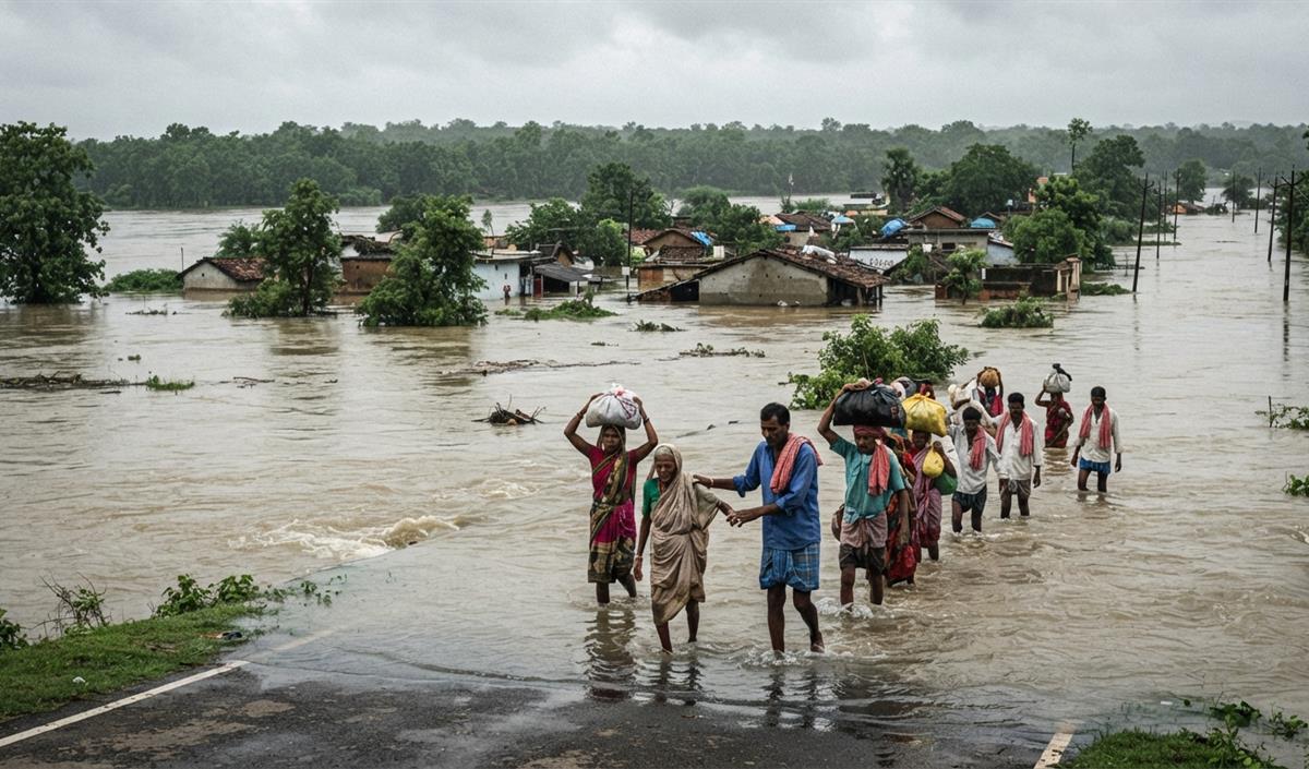 छत्तीसगढ़ में मूसलाधार बारिश से नदियां-नाले उफान पर, वर्षाजनित घटनाओं में 5 लोगों की मौत छत्तीसगढ़ में मूसलाधार बारिश से नदियां-नाले उफान पर, वर्षाजनित घटनाओं में 5 लोगों की मौत