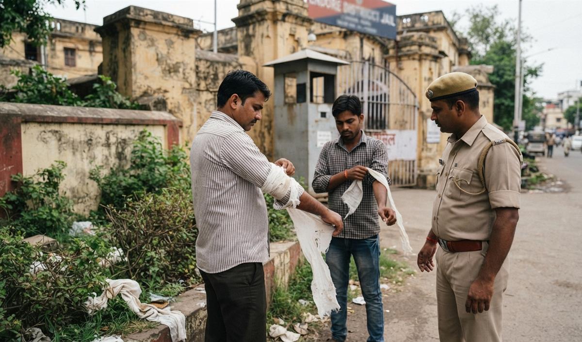 मध्यप्रदेश के इंदौर में दो आरोपियों द्वारा नकली प्लास्टर उतारने का वीडियो वायरल, पुलिस ने शुरू की जांच मध्यप्रदेश के इंदौर में दो आरोपियों द्वारा नकली प्लास्टर उतारने का वीडियो वायरल, पुलिस ने शुरू की जांच