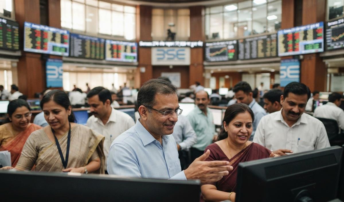 Share Market में लगातार दूसरे दिन तेजी, Sensex 274 अंक चढ़कर 77,928 पर हुआ बंद Share Market में लगातार दूसरे दिन तेजी, Sensex 274 अंक चढ़कर 77,928 पर हुआ बंद