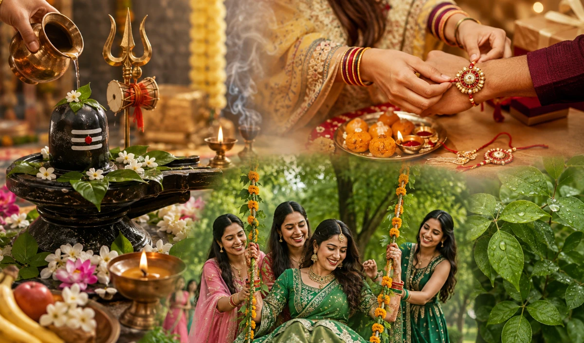 August 2026 Festival List: रक्षाबंधन और Hariyali Teej से लेकर सूर्य-चंद्र Grahan का असर, जानें महत्वपूर्ण व्रत-त्योहारों का पूरा कैलेंडर August 2026 Festival List: रक्षाबंधन और Hariyali Teej से लेकर सूर्य-चंद्र Grahan का असर, जानें महत्वपूर्ण व्रत-त्योहारों का पूरा कैलेंडर