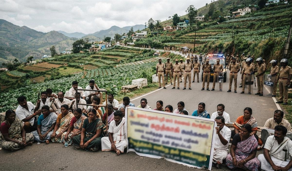 Tamil Nadu के Dindigul में घोड़ा चरने के विवाद में किसान की हत्या, इलाके में तनाव Tamil Nadu के Dindigul में घोड़ा चरने के विवाद में किसान की हत्या, इलाके में तनाव