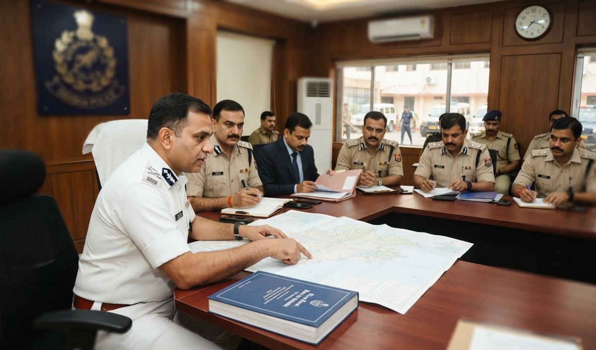 Odisha DGP वाई बी खुरानिया ने राष्ट्रपति Droupadi Murmu के दौरे की सुरक्षा समीक्षा की Odisha DGP वाई बी खुरानिया ने राष्ट्रपति Droupadi Murmu के दौरे की सुरक्षा समीक्षा की