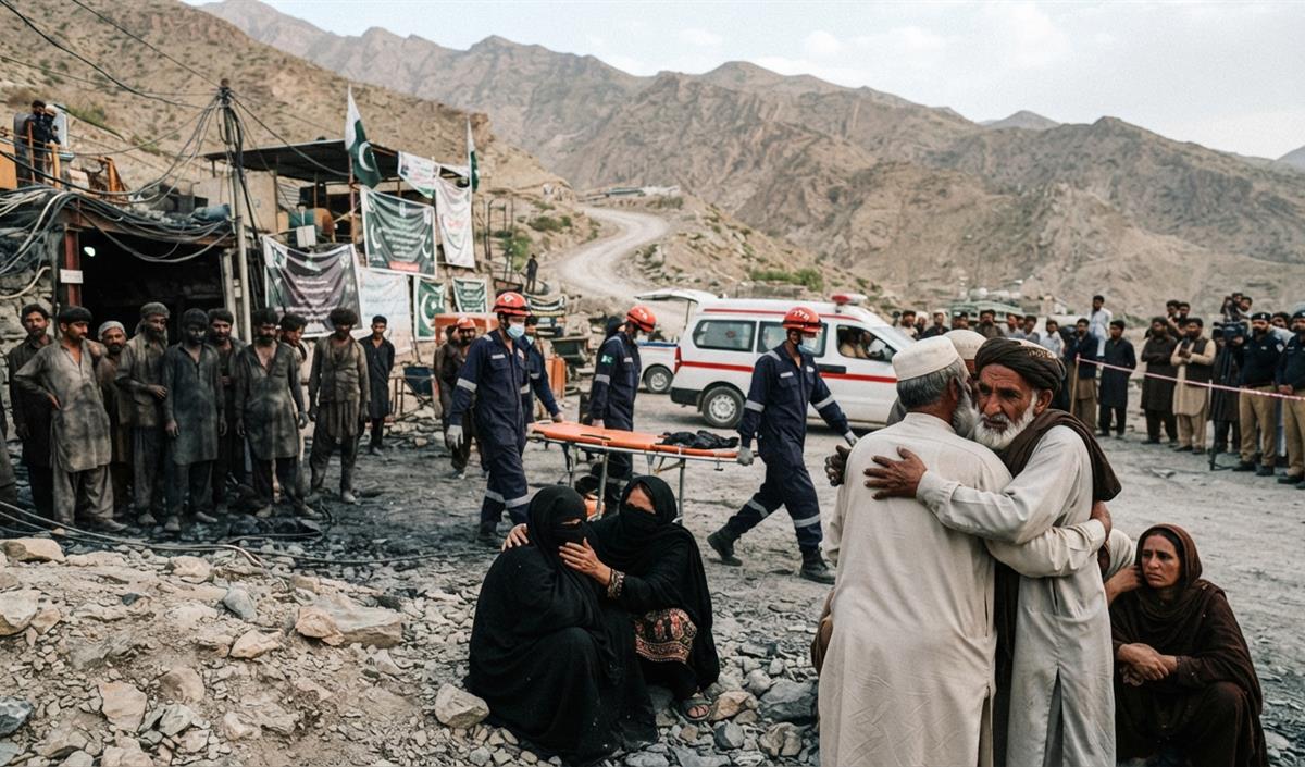 Pakistan के Quetta में कोयला खदान में विस्फोट, 32 खनिकों की मौत और 10 फंसे