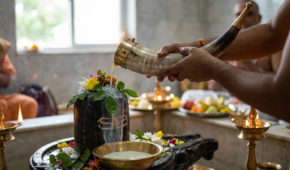 Sawan Month में श्रृंगी से जलाभिषेक क्यों है फलदायी? जानिए Lord Shiva के इस प्रिय पात्र का अद्भुत धार्मिक रहस्य Sawan Month में श्रृंगी से जलाभिषेक क्यों है फलदायी? जानिए Lord Shiva के इस प्रिय पात्र का अद्भुत धार्मिक रहस्य