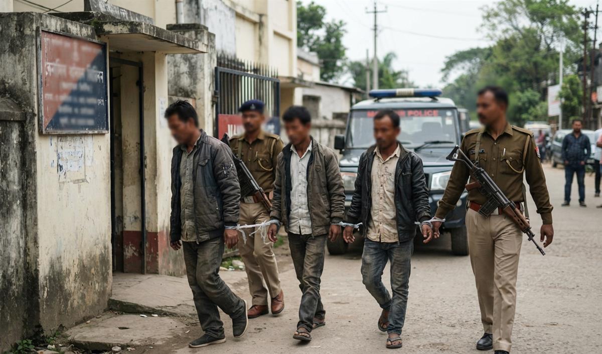 Manipur के Imphal West और थौबल जिलों से 3 उग्रवादी गिरफ्तार Manipur के Imphal West और थौबल जिलों से 3 उग्रवादी गिरफ्तार