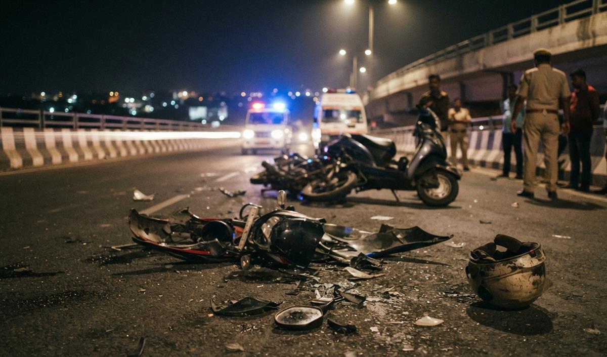 Jhansi में भीषण Road Accident: दोपहिया वाहनों की आमने-सामने टक्कर में दो युवकों की मौत Jhansi में भीषण Road Accident: दोपहिया वाहनों की आमने-सामने टक्कर में दो युवकों की मौत