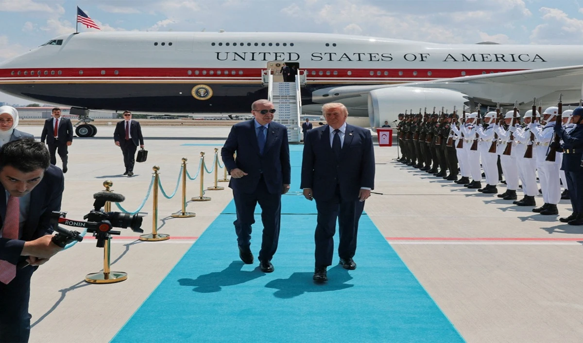 NATO में तनाव के बीच Trump की Ankara में एंट्री, Erdogan ने किया स्वागत, दुनिया की निगाहें टिकीं