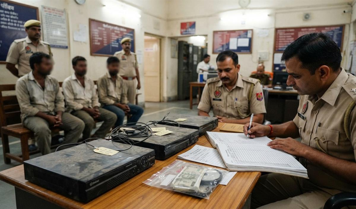 Delhi Police ने सीलमपुर में PWD CCTV का DVR चुराने के आरोप में 3 लोगों को गिरफ्तार किया Delhi Police ने सीलमपुर में PWD CCTV का DVR चुराने के आरोप में 3 लोगों को गिरफ्तार किया
