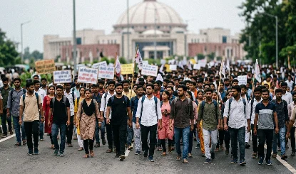 Jharkhand में JSSC छात्रों का प्रदर्शन तेज, सरकार से बातचीत बेनतीजा होने के बाद आज विधानसभा की ओर मार्च