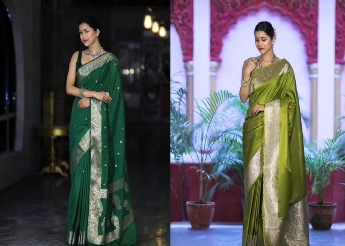 Sawan Fashion Tips: नई दुल्हनों के लिए Waterproof Makeup और Green Saree लुक के साथ फैशन चेकलिस्ट