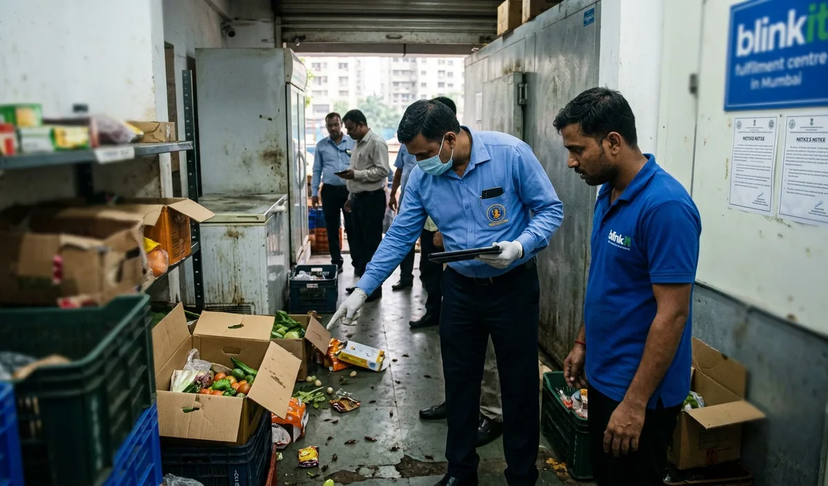 FDA ने Mumbai के Blinkit स्टोर का लाइसेंस निलंबित किया, Reliance स्टोर पर भी कार्रवाई FDA ने Mumbai के Blinkit स्टोर का लाइसेंस निलंबित किया, Reliance स्टोर पर भी कार्रवाई