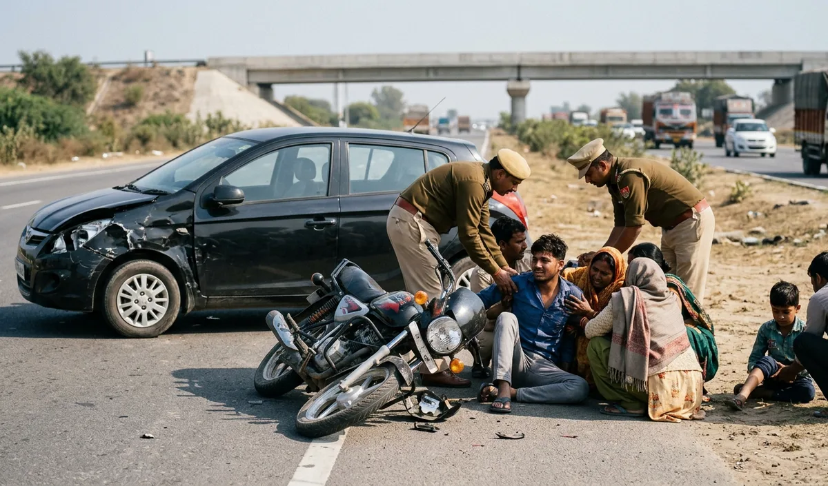 Meerut सड़क accident में मां-बेटी की मौत, 6 साल के मासूम का कटा पैर Meerut सड़क accident में मां-बेटी की मौत, 6 साल के मासूम का कटा पैर