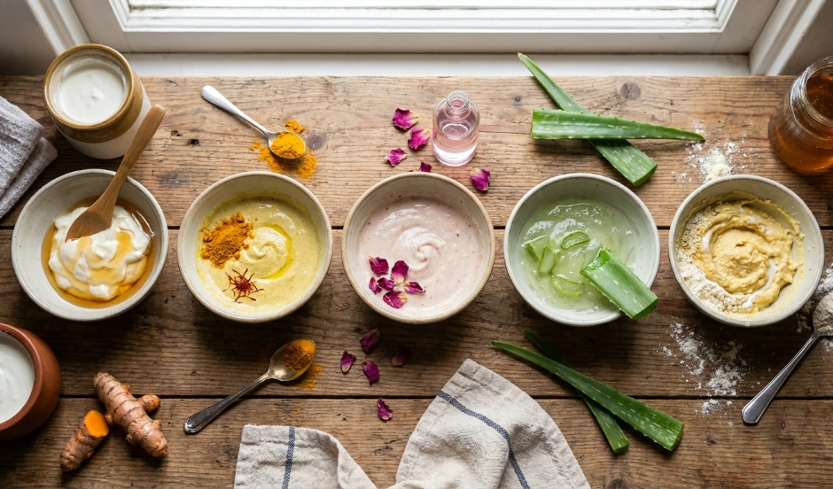5 Malai Face Packs 5 Malai Face Packs