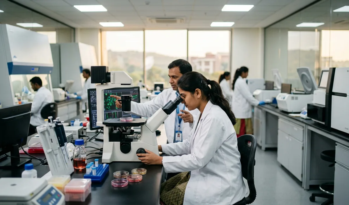 Amgen Hyderabad की जीनोम वैली में नया रिसर्च केंद्र बनाएगी, 2027 में होगा शुरू Amgen Hyderabad की जीनोम वैली में नया रिसर्च केंद्र बनाएगी, 2027 में होगा शुरू