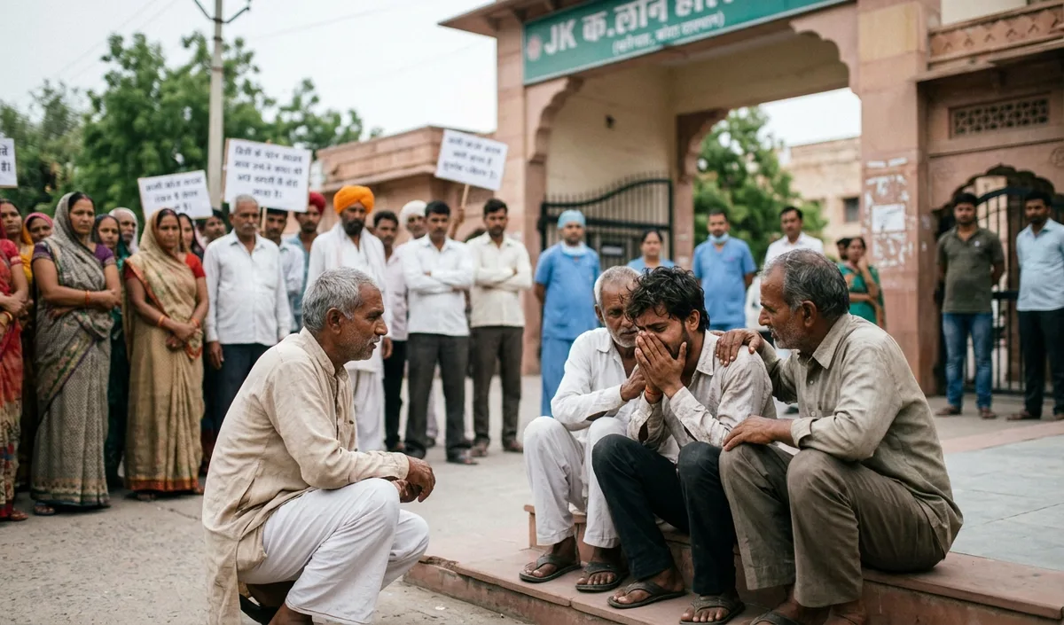 Kota JK Lon Hospital में सीजेरियन के बाद महिला की मौत, पति ने लगाया इलाज में लापरवाही का आरोप Kota JK Lon Hospital में सीजेरियन के बाद महिला की मौत, पति ने लगाया इलाज में लापरवाही का आरोप