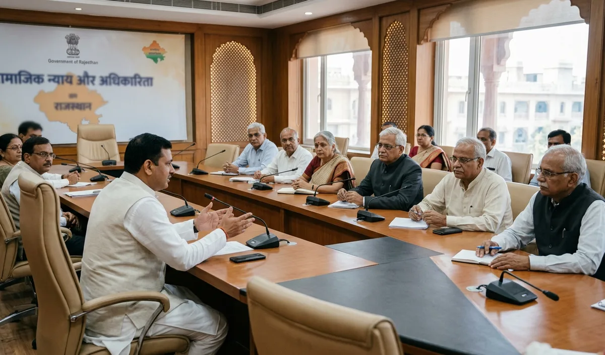 Rajasthan CM Bhajanlal Sharma बोले, सामाजिक न्याय ही सरकार की नीतियों का मूल आधार है Rajasthan CM Bhajanlal Sharma बोले, सामाजिक न्याय ही सरकार की नीतियों का मूल आधार है