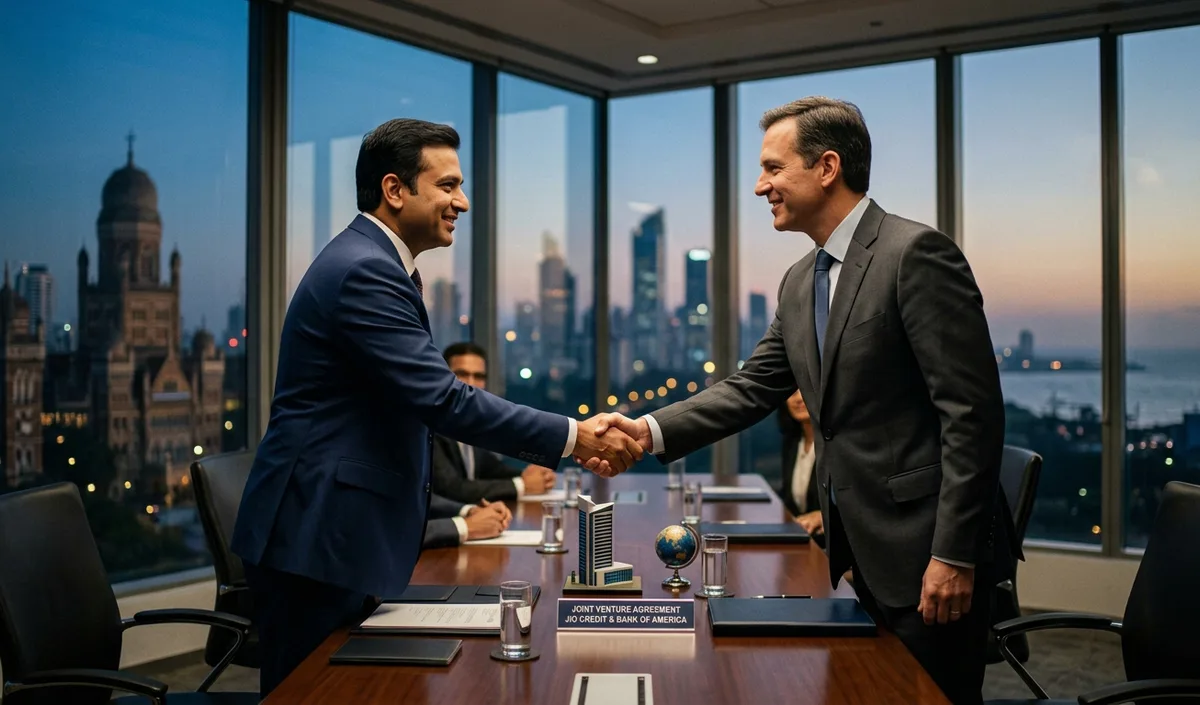 Bank of America खरीदेगा Jio Credit की 49.9% हिस्सेदारी, 18,268 करोड़ रुपये का होगा सौदा Bank of America खरीदेगा Jio Credit की 49.9% हिस्सेदारी, 18,268 करोड़ रुपये का होगा सौदा