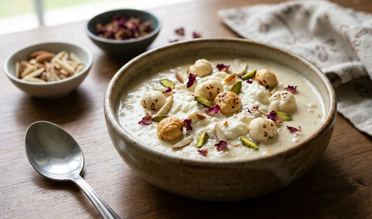 Jave Makhana Kheer Jave Makhana Kheer