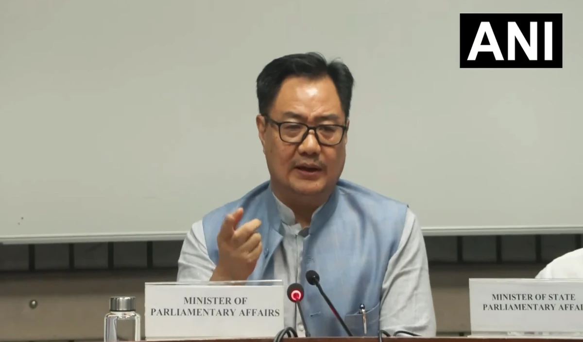 Monsoon Session: Kiren Rijiju बोले- 12 बिल पास, पर Debate न होने से दुखी