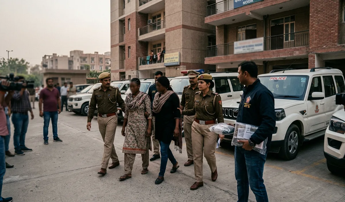 Greater Noida से 2 नाइजीरियाई महिलाएं गिरफ्तार, Mumbai ATS ने जब्त किया 6 करोड़ का मादक पदार्थ Greater Noida से 2 नाइजीरियाई महिलाएं गिरफ्तार, Mumbai ATS ने जब्त किया 6 करोड़ का मादक पदार्थ