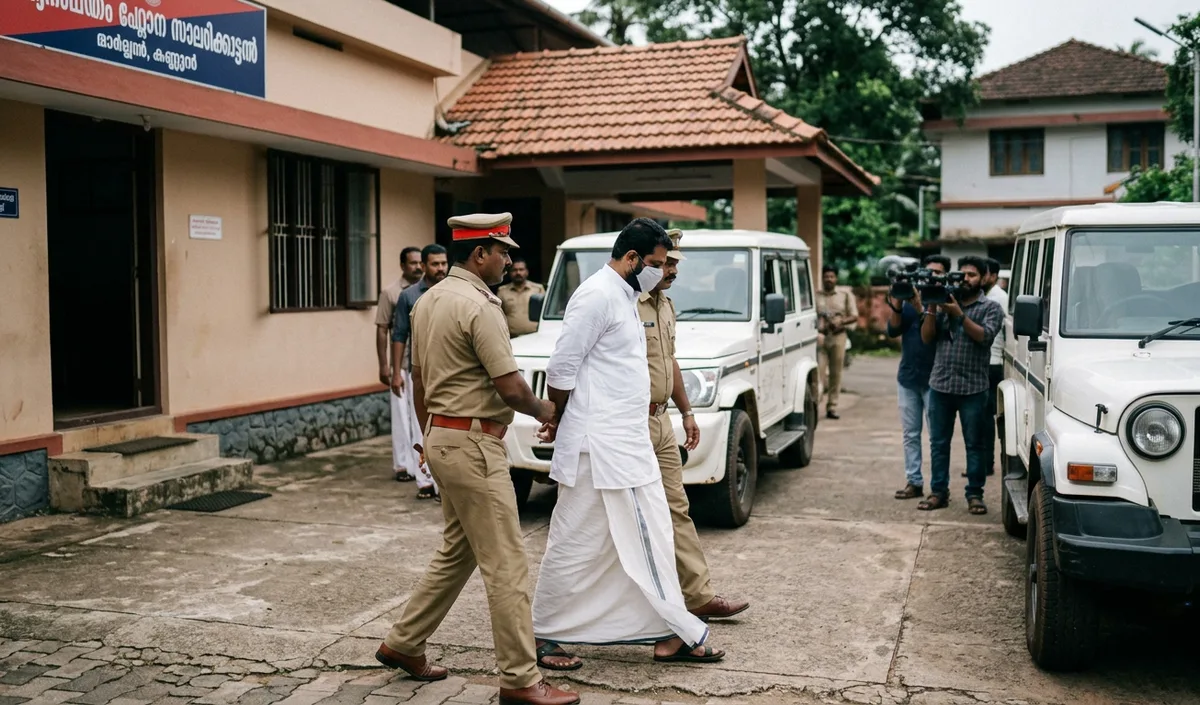 Youth Congress नेता वैशाख गिरफ्तार, Kerala BJP पूर्व नेता को उकसाने का आरोप Youth Congress नेता वैशाख गिरफ्तार, Kerala BJP पूर्व नेता को उकसाने का आरोप