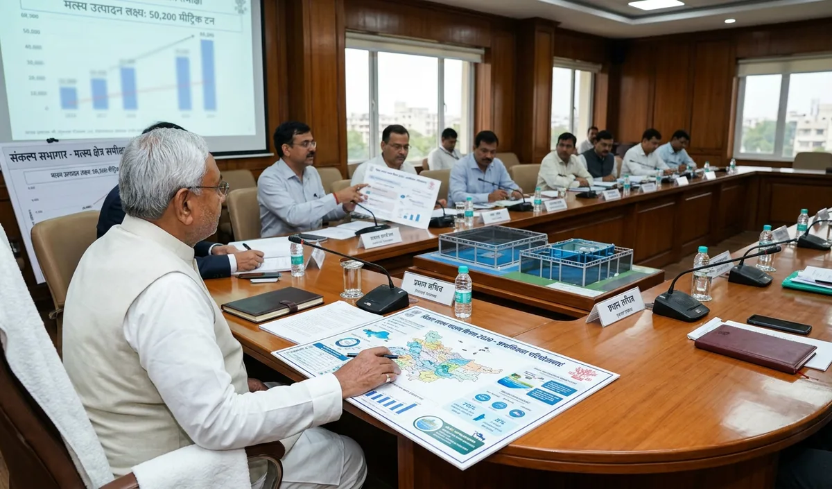 Bihar CM Samrat Choudhary ने मत्स्य क्षेत्र की समीक्षा की, विजन 2030 पर दिया जोर Bihar CM Samrat Choudhary ने मत्स्य क्षेत्र की समीक्षा की, विजन 2030 पर दिया जोर