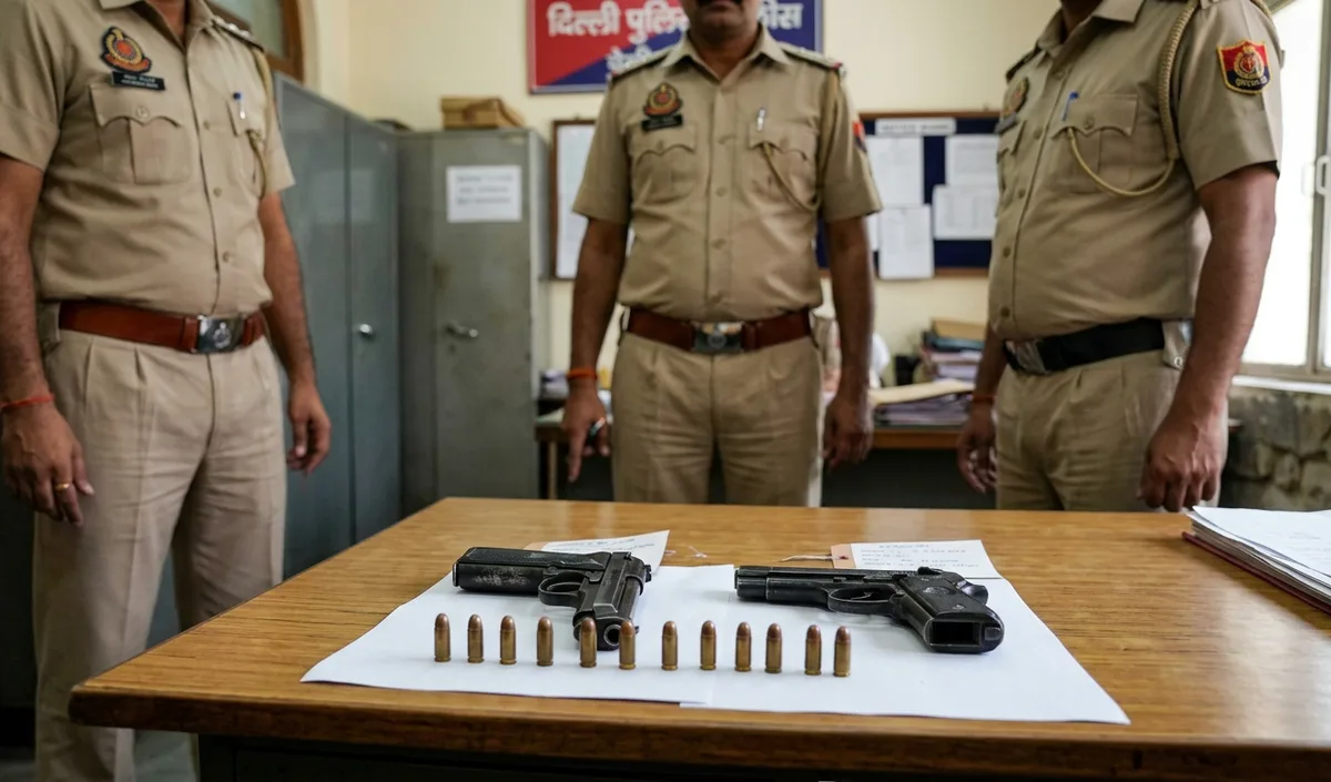 Delhi Police ने टिल्लू ताजपुरिया गिरोह के 3 शूटर पकड़े, 2 पिस्तौल व 11 कारतूस जब्त Delhi Police ने टिल्लू ताजपुरिया गिरोह के 3 शूटर पकड़े, 2 पिस्तौल व 11 कारतूस जब्त
