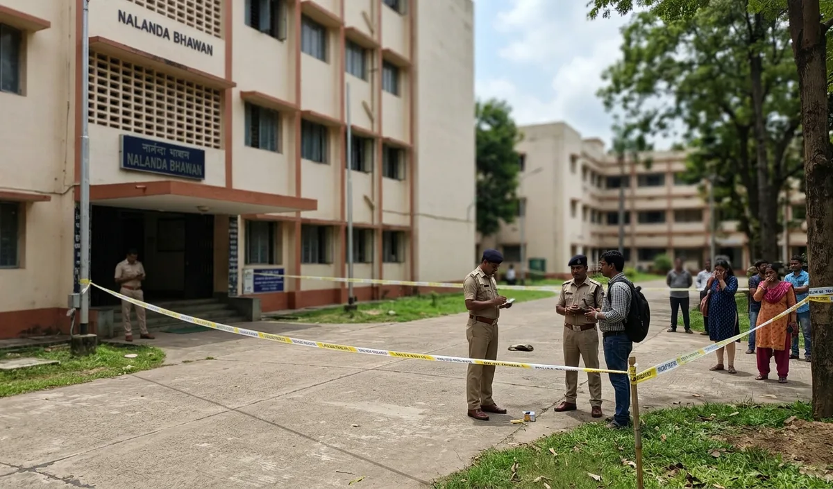 IIT Kharagpur: नालंदा भवन से गिरकर छात्र अंकित शर्मा की मौत, पुलिस जांच शुरू IIT Kharagpur: नालंदा भवन से गिरकर छात्र अंकित शर्मा की मौत, पुलिस जांच शुरू