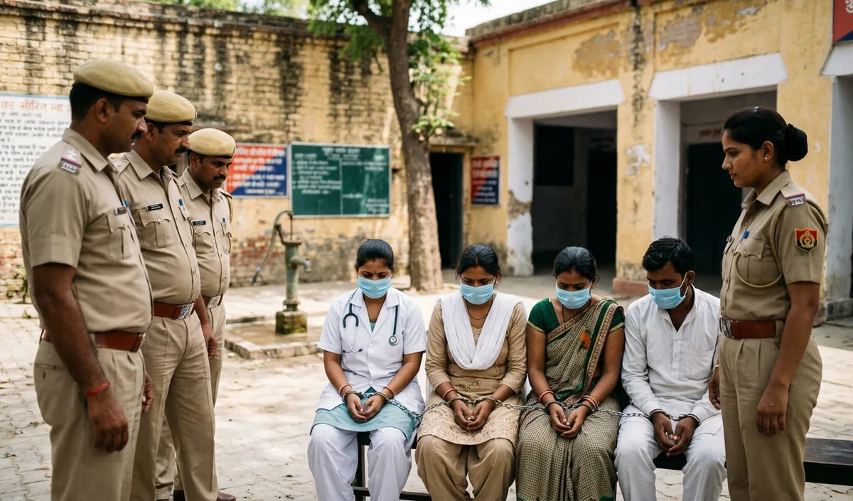 Sambhal में UP Police ने बच्चा तस्करी गिरोह पकड़ा, Delhi की नर्स समेत 6 गिरफ्तार Sambhal में UP Police ने बच्चा तस्करी गिरोह पकड़ा, Delhi की नर्स समेत 6 गिरफ्तार